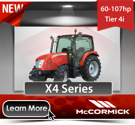 The New McCormick X4 Series Tractor range from AgriArgo UK Limited
